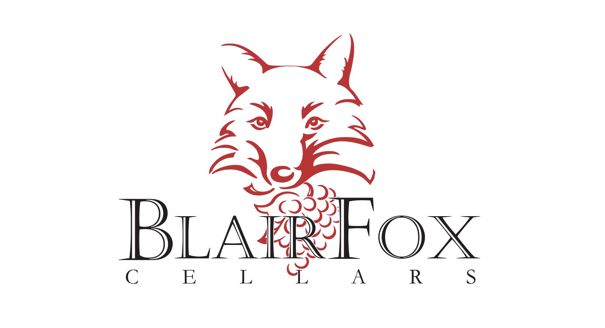 Blair Fox Cellars logo design