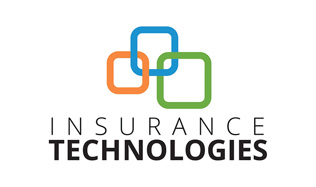 Insurance Technologies logo and visual brand design