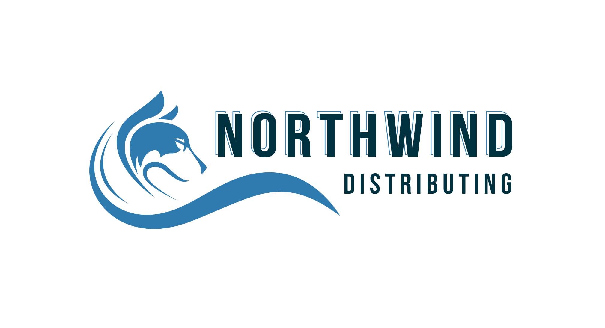 Northwind Distributing logo design