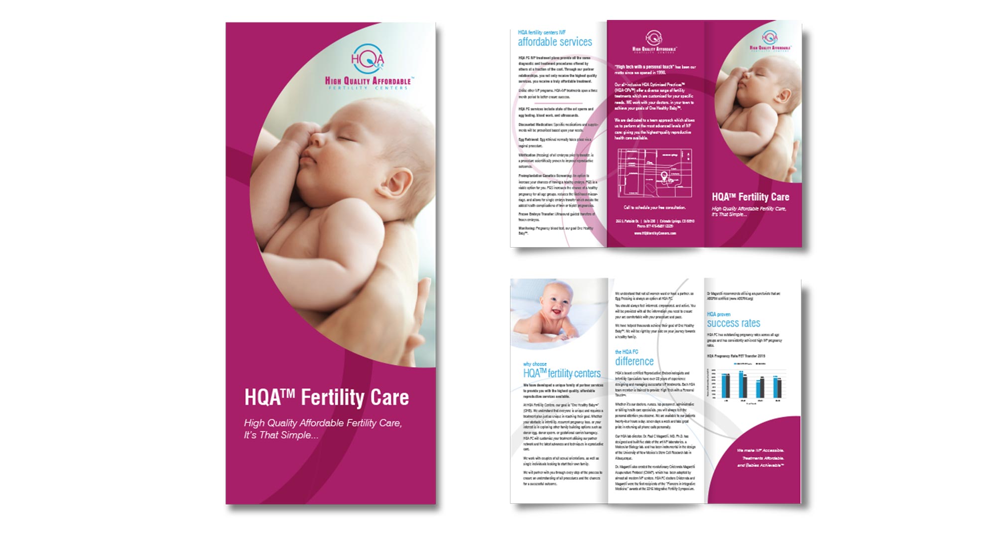 HQA Fertility Centers corporate stationary